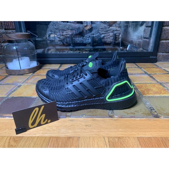 Mens Adidas Ultraboost DNA CC ClimaCool Black Volt Athletic